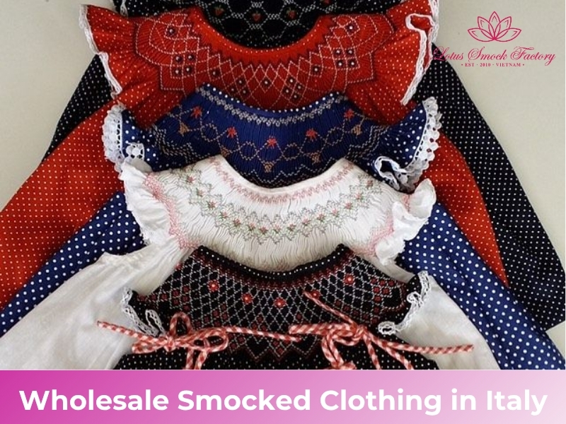 wholesale smocked clothing in Italy