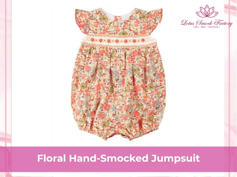 baby smocked jumpsuit